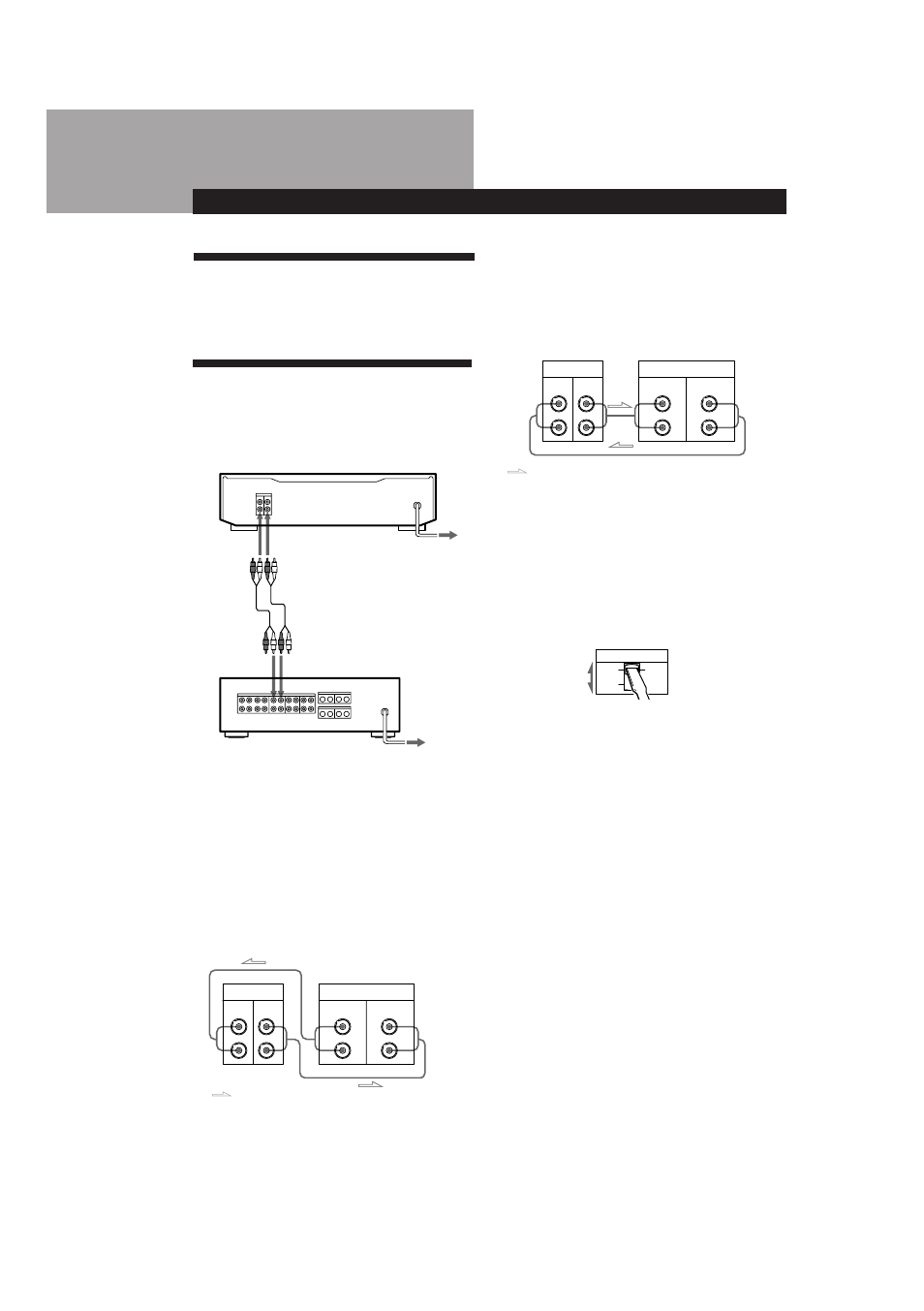 Pr姿aratifs, Déballage, Raccordement de la platine | Fonctions de base préparatifs | Sony TC-KE300 User Manual | Page 18 / 58