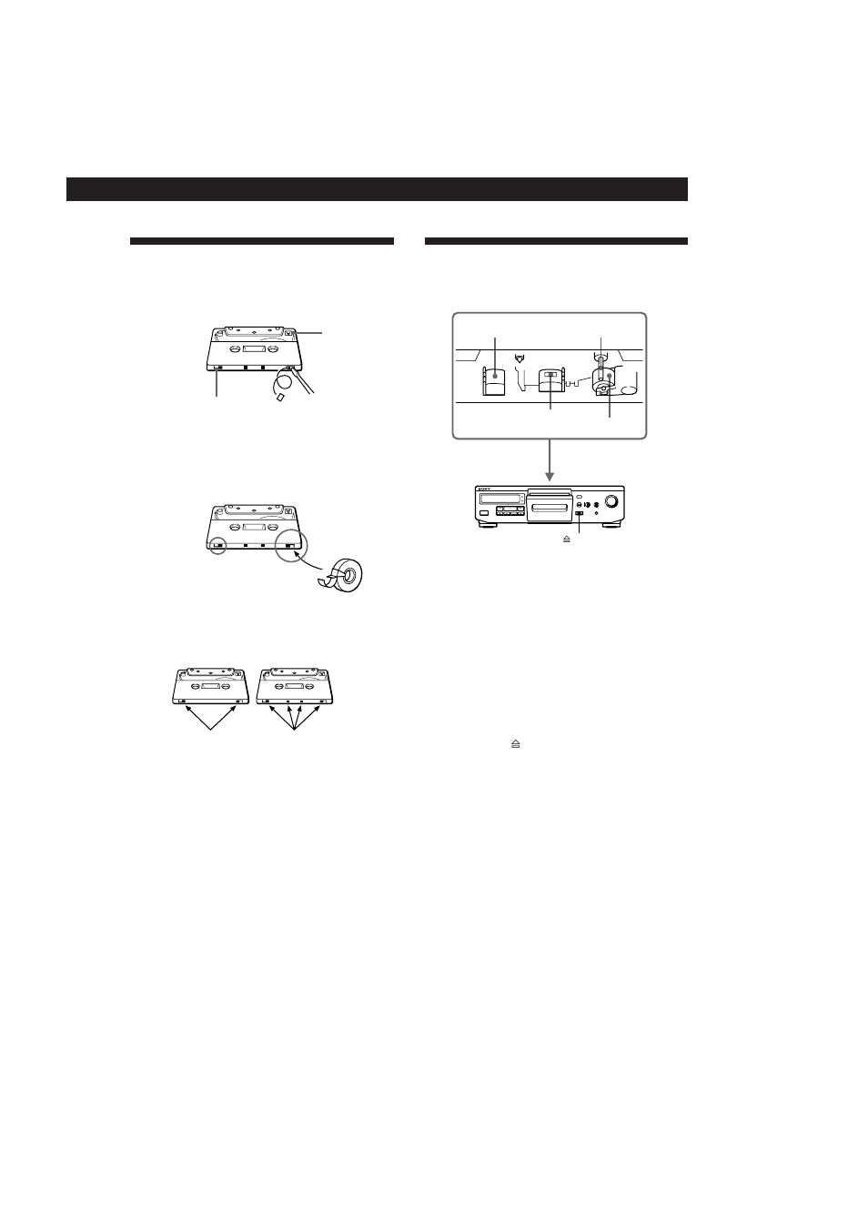 Remarques sur les cassettes, Nettoyage | Sony TC-KE300 User Manual | Page 25 / 58