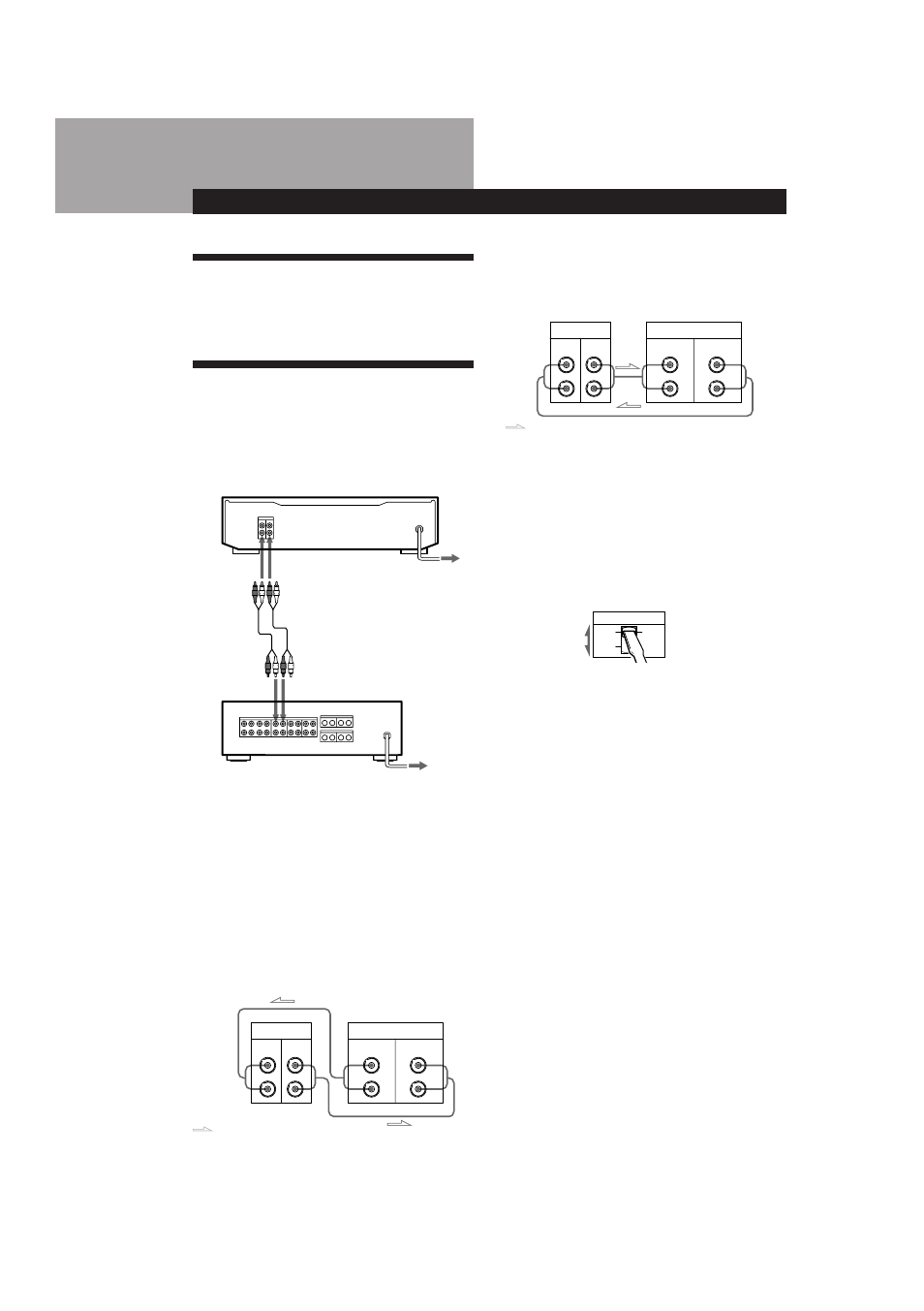 Preparativos, Desembalaje, Conexión a un sistema | Conexiones, Conexión del cable de alimentación de ca, Qué hacer a continuación | Sony TC-KE300 User Manual | Page 32 / 58