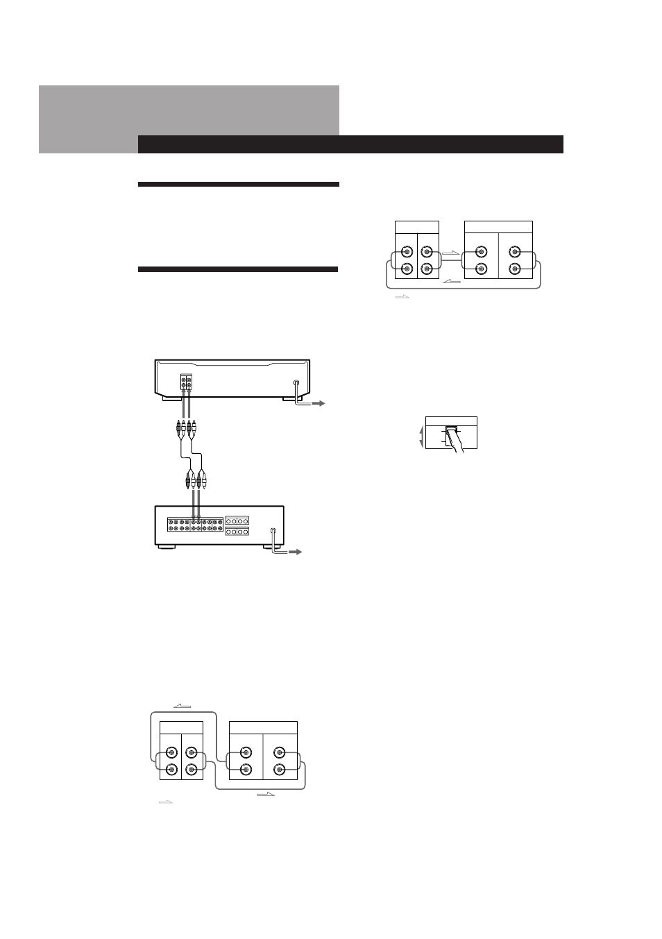 Getting started, Unpacking, Hooking up the system | Hookups, Connecting the ac power cord, Where do i go next | Sony TC-KE300 User Manual | Page 4 / 58