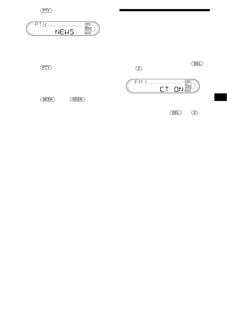 Setting the clock automatically, Ct (clock time) | Sony XR-CA670X User Manual | Page 15 / 150