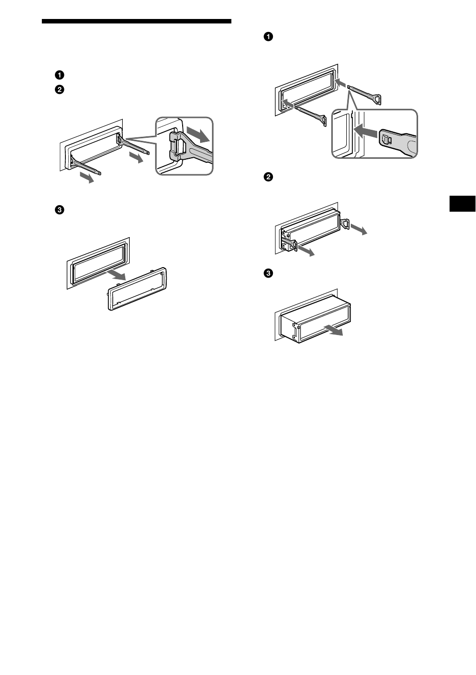 Removing the unit, 25 removing the unit | Sony XR-CA670X User Manual | Page 25 / 150