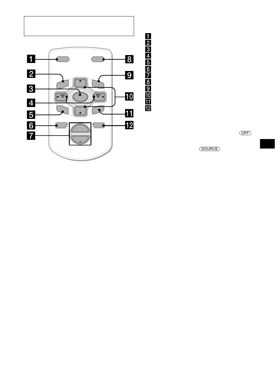 Mini-télécommande rm-x114 (en option) | Sony XR-CA670X User Manual | Page 63 / 150