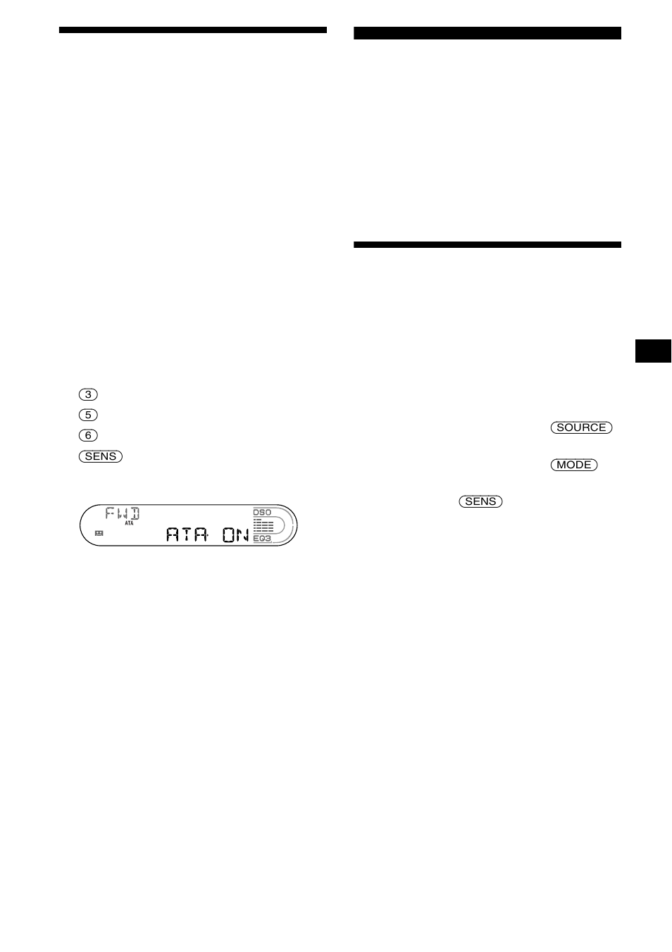 Diverses fonctions de lecture d’une cassette, Radio, Mémorisation automatique des stations | Mémorisation des meilleurs accords (btm), Diverses fonctions de lecture d’une, Cassette, 11 diverses fonctions de lecture d’une cassette | Sony XR-CA670X User Manual | Page 69 / 150