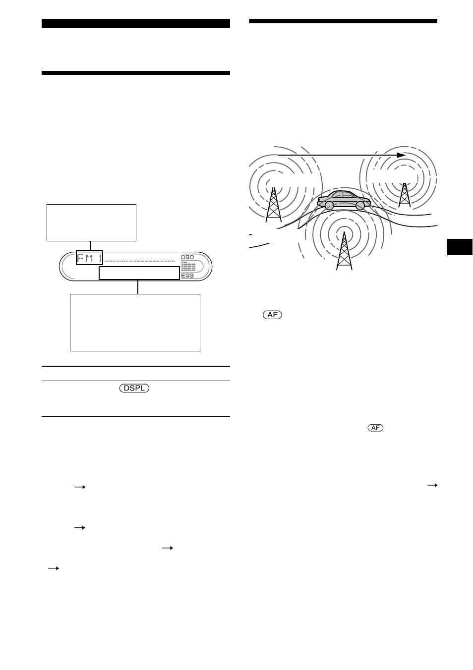 Fonction rds, Présentation de la fonction rds, Af (fréquence alternative) | Meilleure réception — af (fréquence alternative) | Sony XR-CA670X User Manual | Page 71 / 150