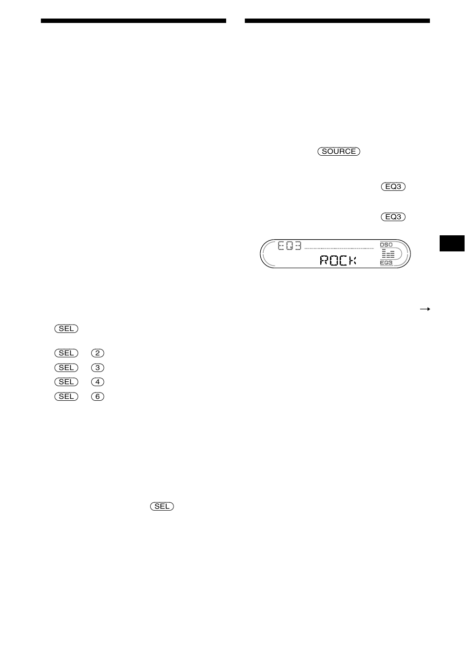 Modification des réglages du son et de l’affichage, Menu, Réglage de l’égaliseur (eq3) | Modification des réglages du son et de, L’affichage — menu | Sony XR-CA670X User Manual | Page 77 / 150