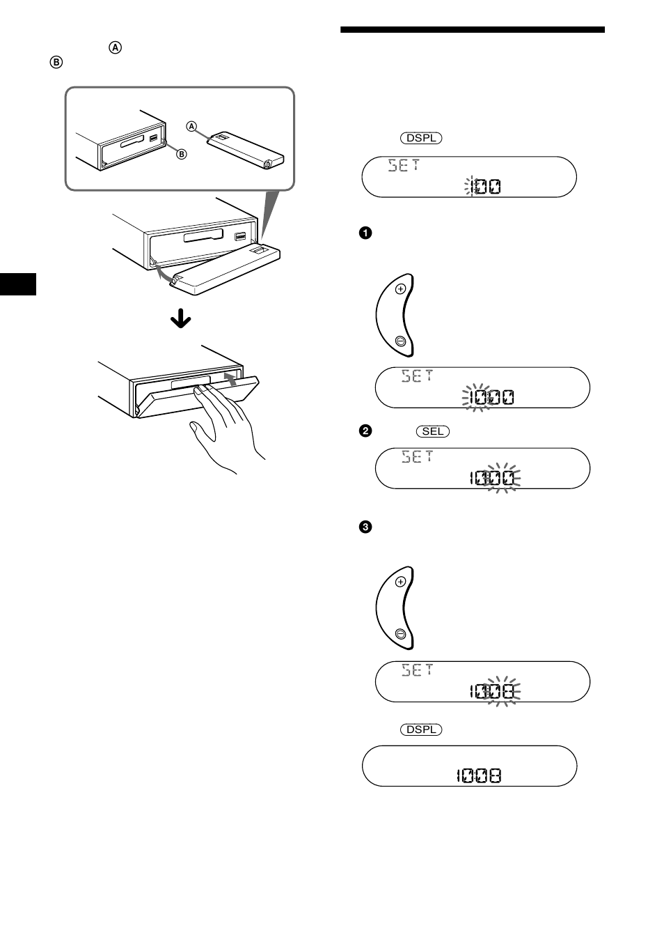 Setting the clock | Sony XR-CA670X User Manual | Page 8 / 150