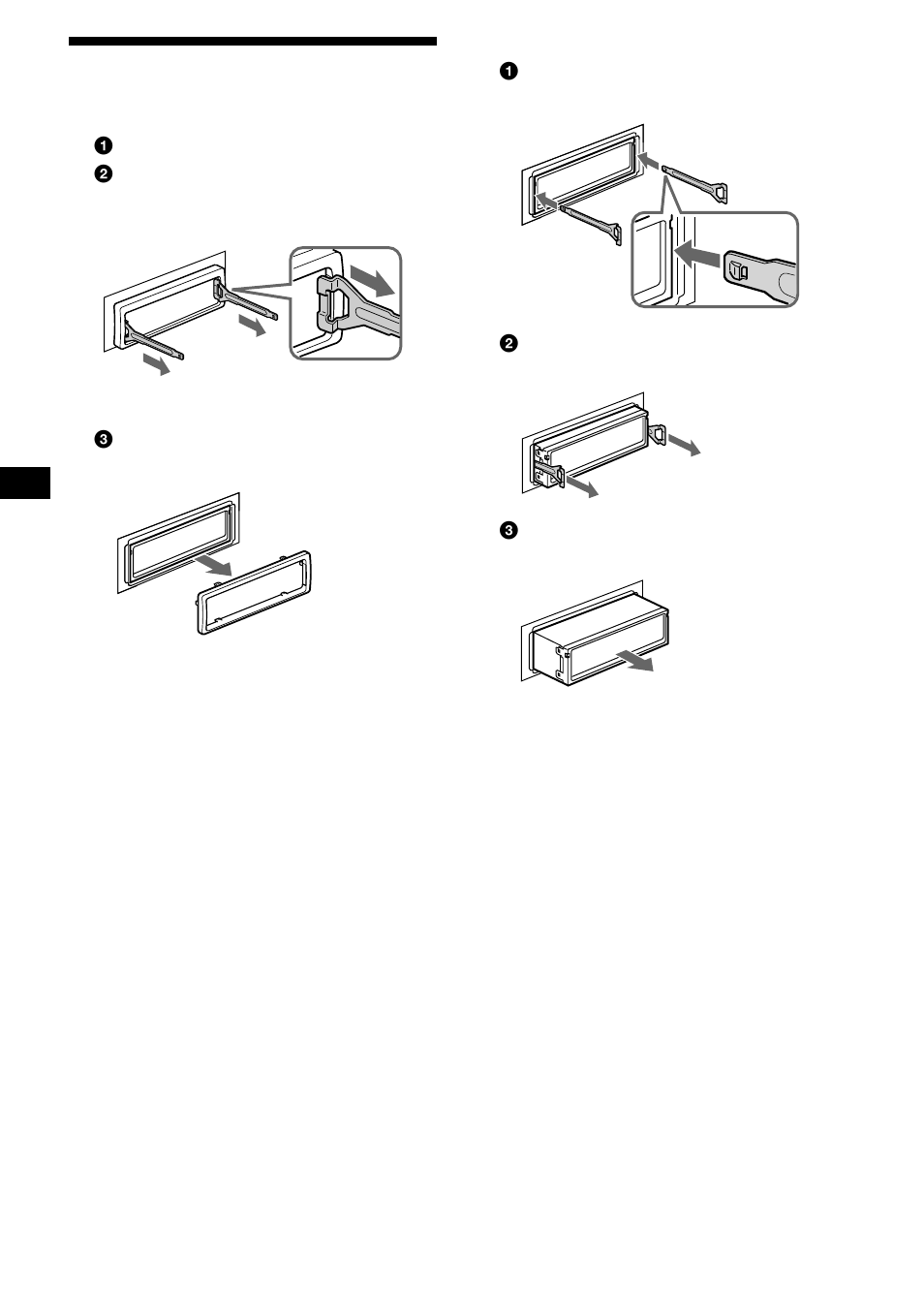 Démontage de l’appareil, 26 démontage de l’appareil | Sony XR-CA670X User Manual | Page 84 / 150