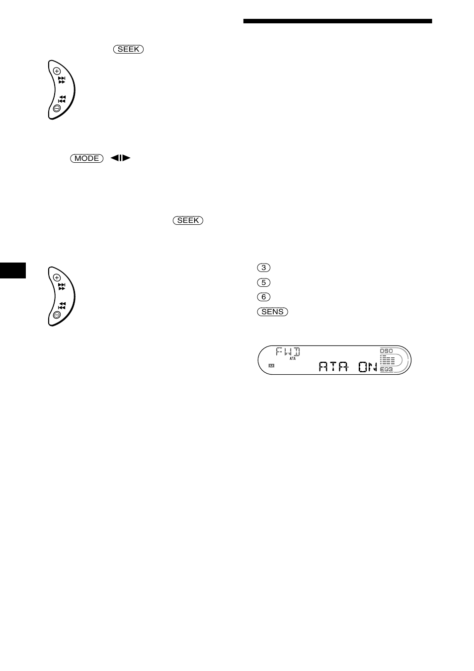 Riproduzione di un nastro mediante varie funzioni, Riproduzione di un nastro mediante varie, Funzioni | A 10 | Sony XR-CA670X User Manual | Page 98 / 150
