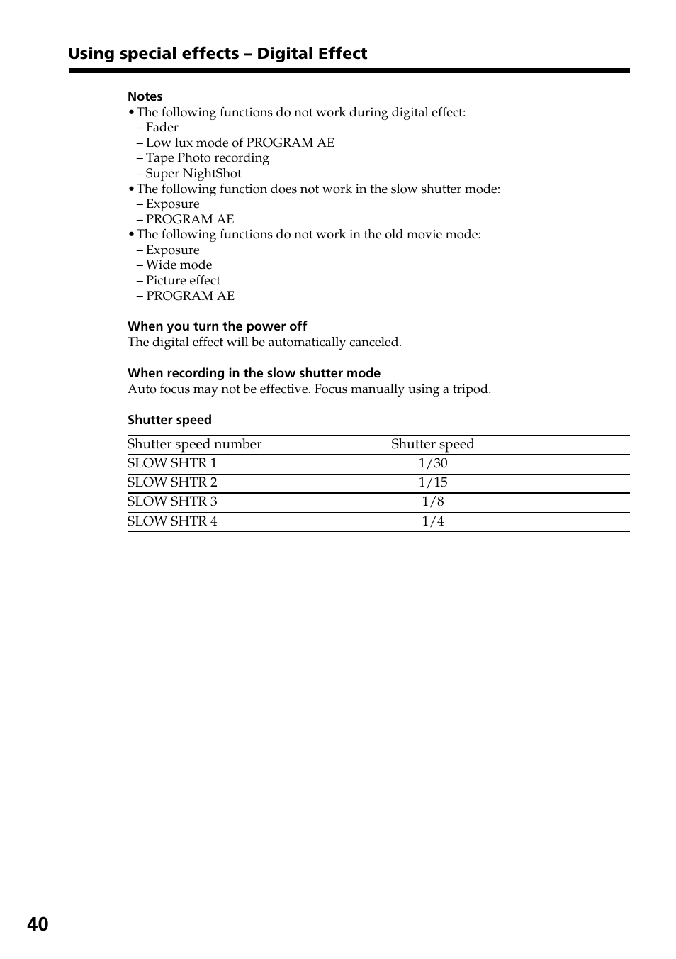 Sony CCD-TRV37 User Manual | Page 40 / 88