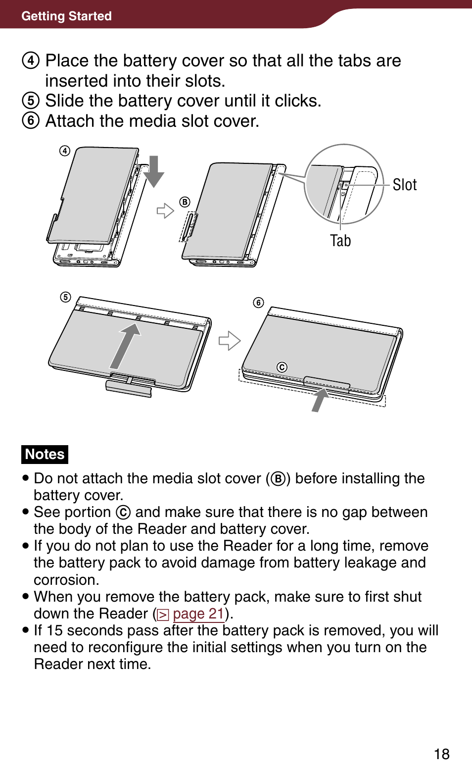 Sony Reader Daily Edition PRS-900BC User Manual | Page 18 / 202