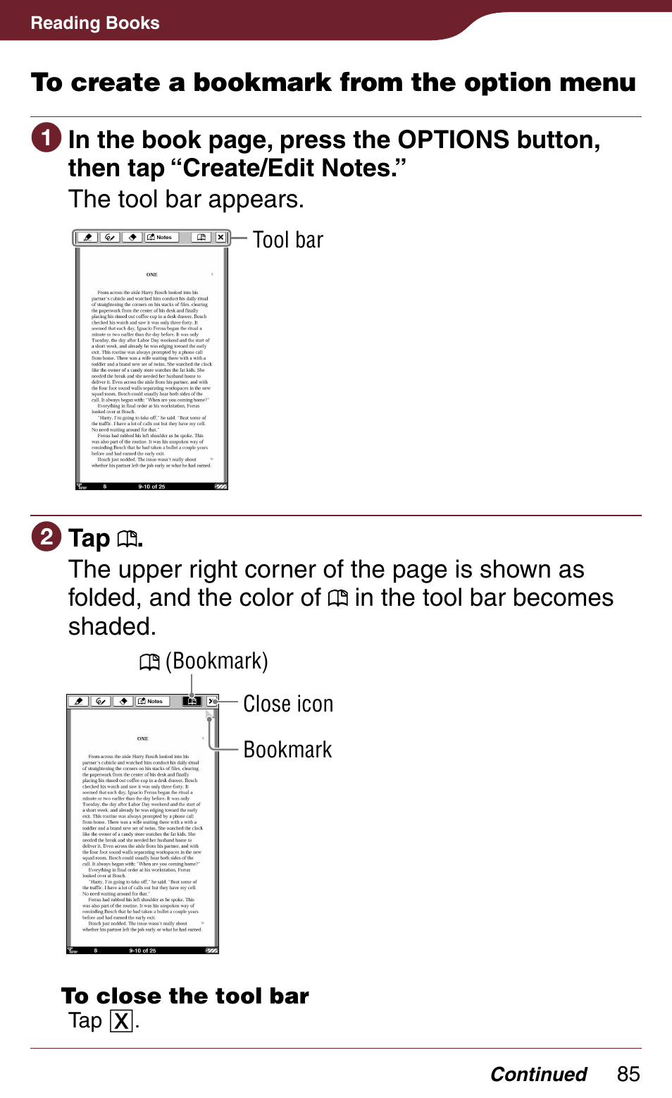 Highlight | Sony Reader Daily Edition PRS-900BC User Manual | Page 85 / 202