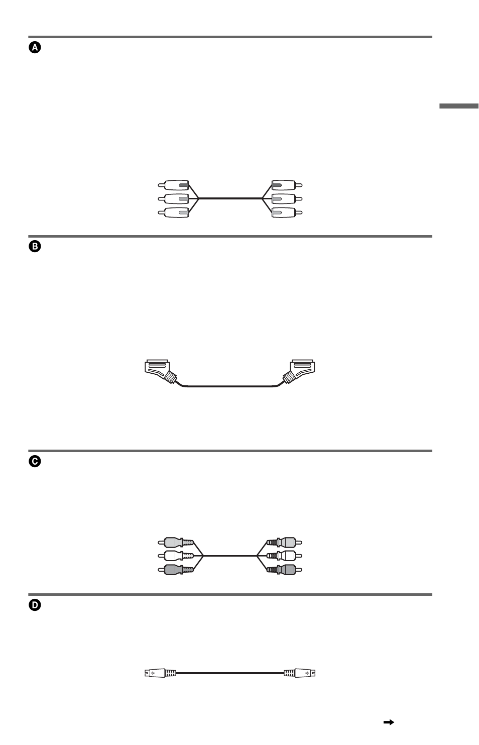 Dvp-ns52p only), If you are connecting to a scart input jack, If you are connecting to a video input jack | Sony DVP-NS32 User Manual | Page 17 / 80