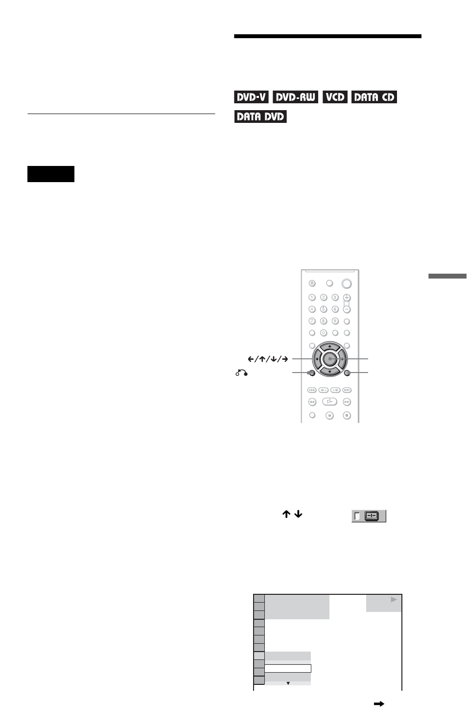 Adjusting the playback picture (cu, Adjusting the playback picture | Sony DVP-NS32 User Manual | Page 47 / 80