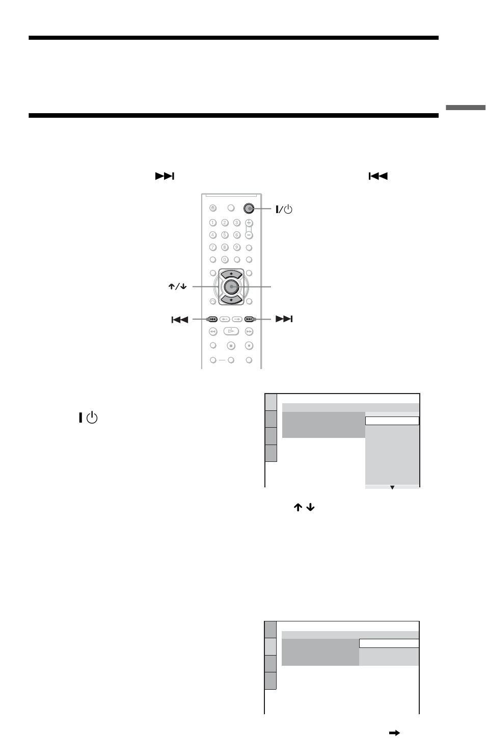 L1ac - step 5: connecting the mains lead, L1ac - step 6: quick setup, Step 5: connecting the mains lead | Step 6: quick setup | Sony DVP-NS36 User Manual | Page 19 / 76