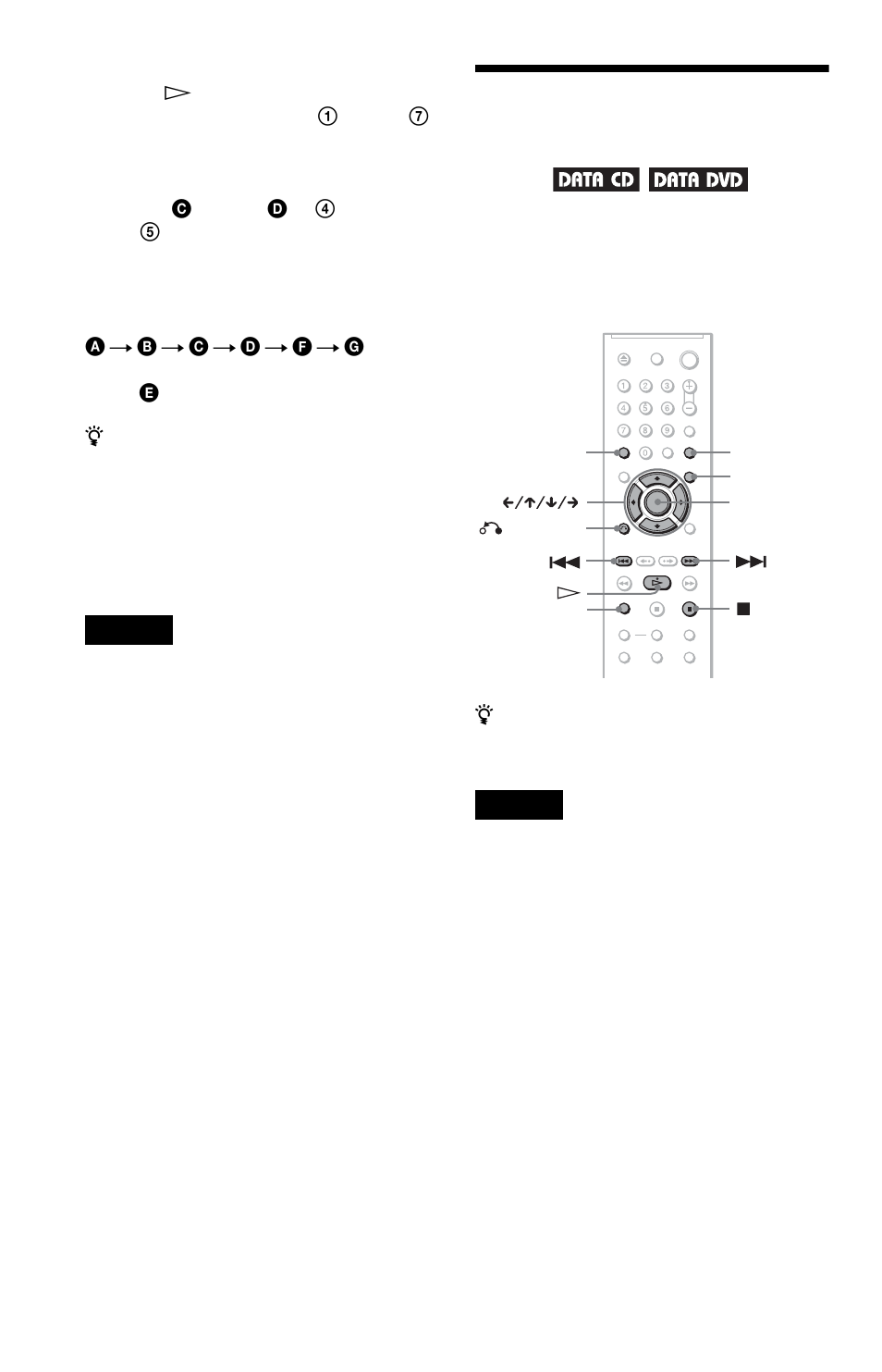 L1 - playing mp3 audio tracks or jpeg image files, Playing mp3 audio tracks or jpeg image files | Sony DVP-NS36 User Manual | Page 48 / 76