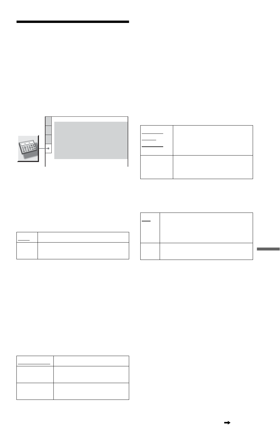 L1 - settings for the sound (audio setup), Settings for the sound (a, Settings for the sound | Audio setup) | Sony DVP-NS36 User Manual | Page 65 / 76