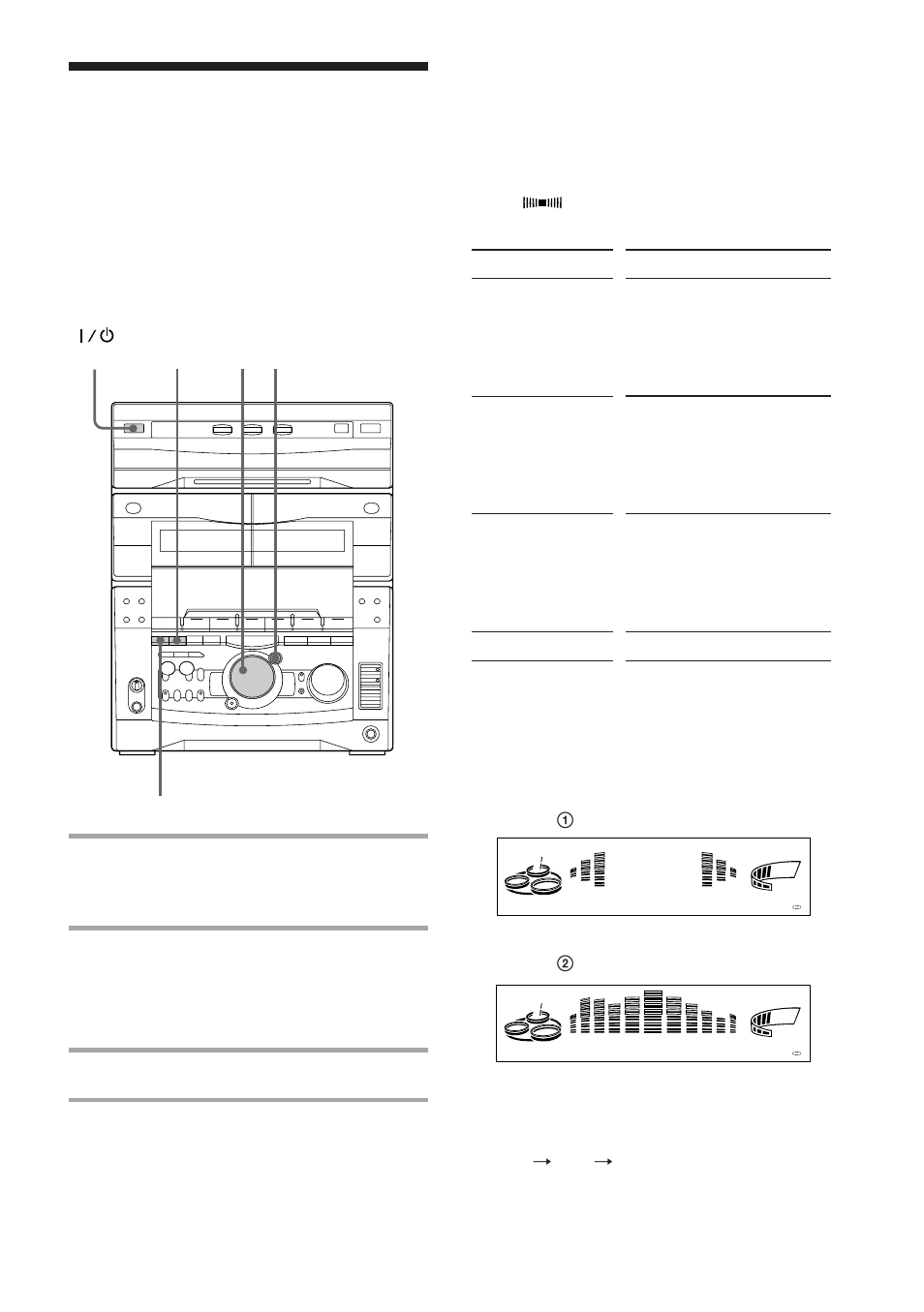 Selecting the audio emphasis | Sony MHC-GRX8 User Manual | Page 33 / 52