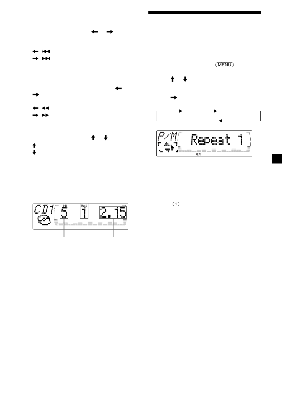 Playing tracks repeatedly | Sony XR-M550 User Manual | Page 21 / 100