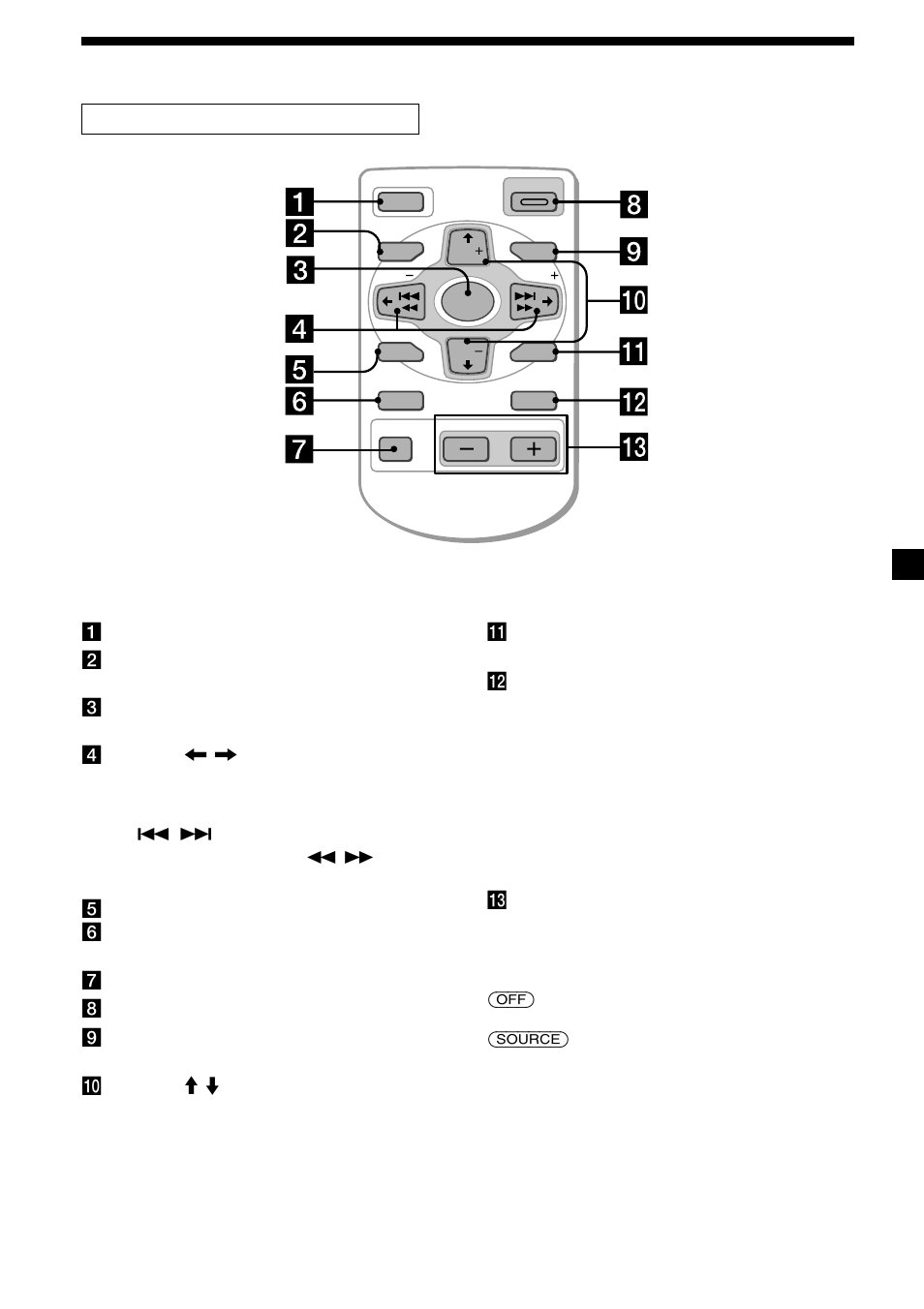 5emplacement des commandes | Sony XR-M550 User Manual | Page 37 / 100