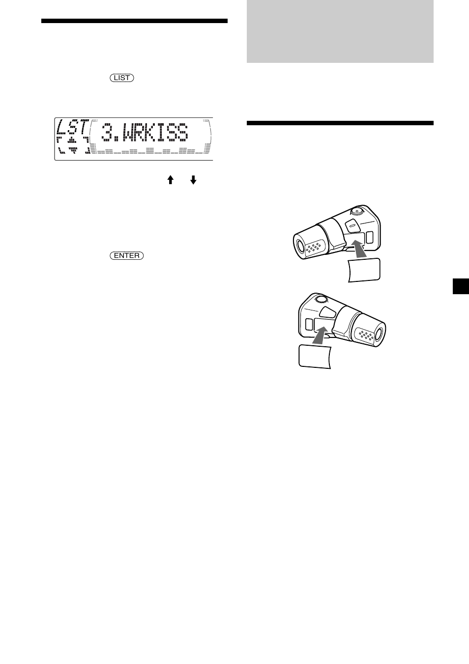 Autres fonctions, Etiquetage du satellite de commande, Localisation d’une station par son nom | Sony XR-M550 User Manual | Page 47 / 100