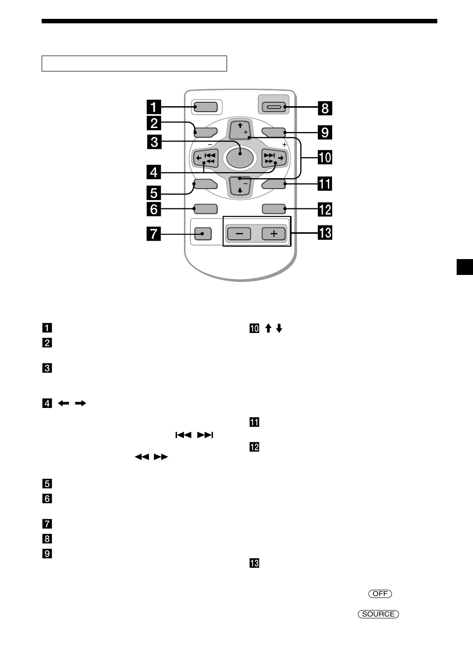 5location of controls | Sony XR-M550 User Manual | Page 5 / 100