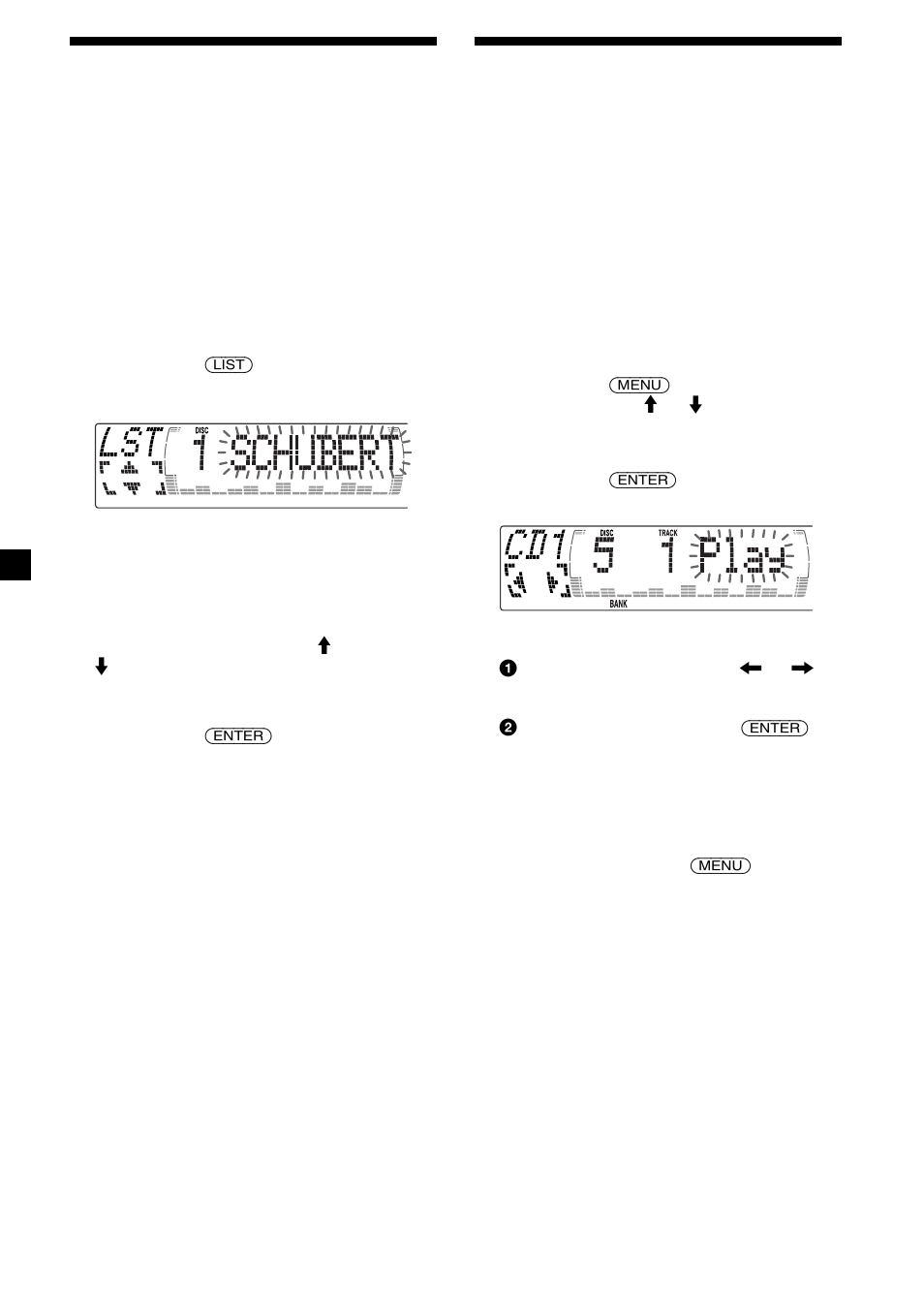 24 sélection de plages déterminées pour la lecture, Localisation d’un disque par son titre | Sony XR-M550 User Manual | Page 56 / 100