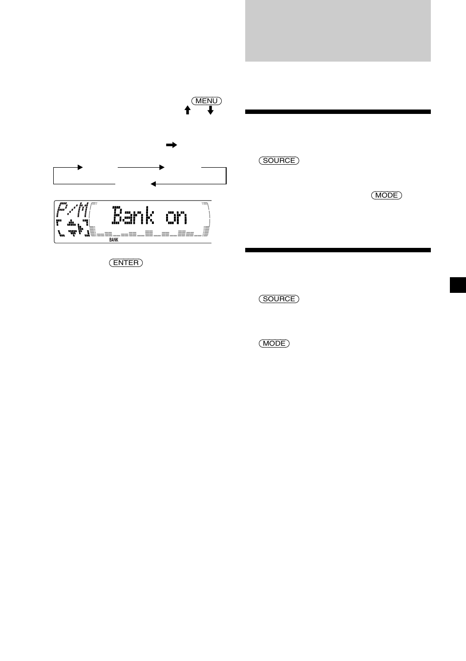 Télévision/vidéo, Regarder la télévision, Regarder une source vidéo | Sony XR-M550 User Manual | Page 57 / 100