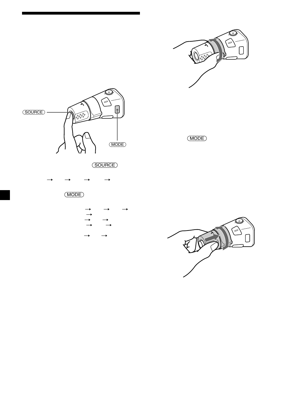 Uso del mando rotativo | Sony XR-M550 User Manual | Page 80 / 100