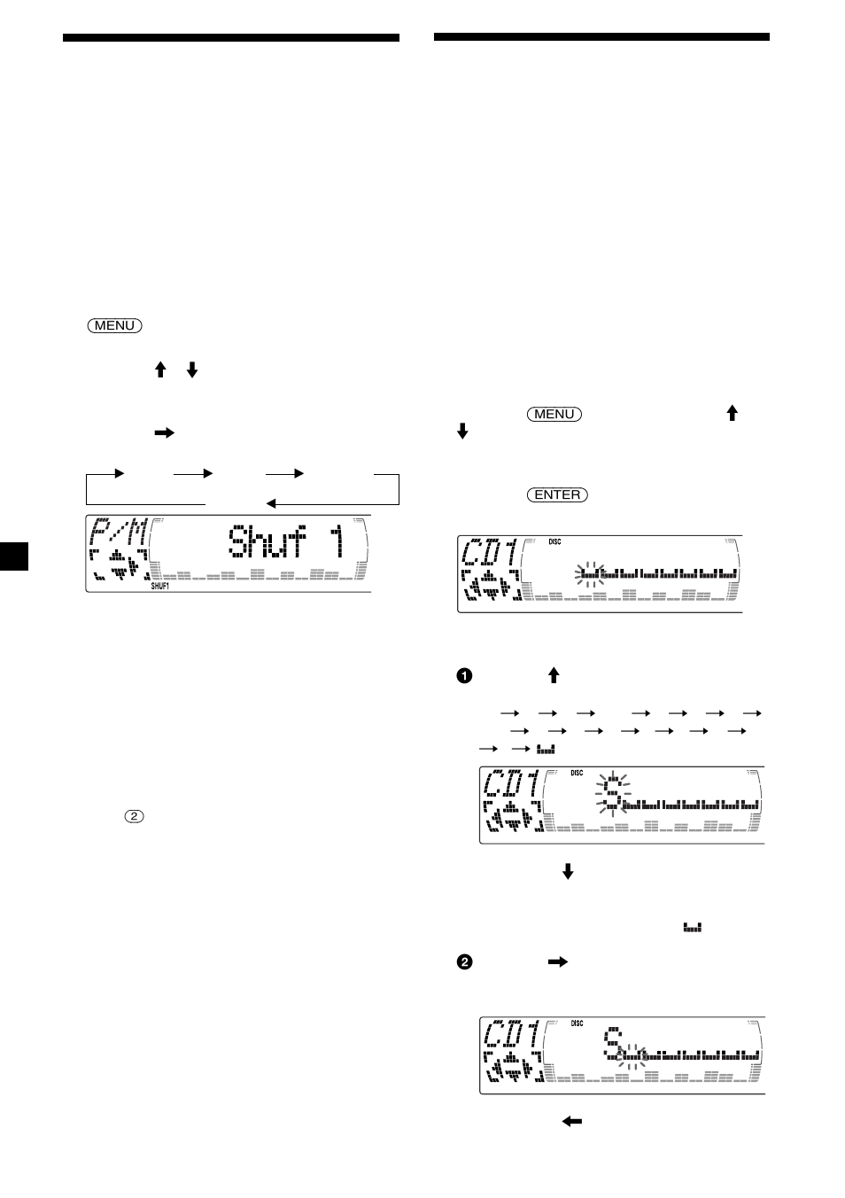 22 asignación de títulos a los discos compactos, Reproducción de temas en orden aleatorio | Sony XR-M550 User Manual | Page 86 / 100