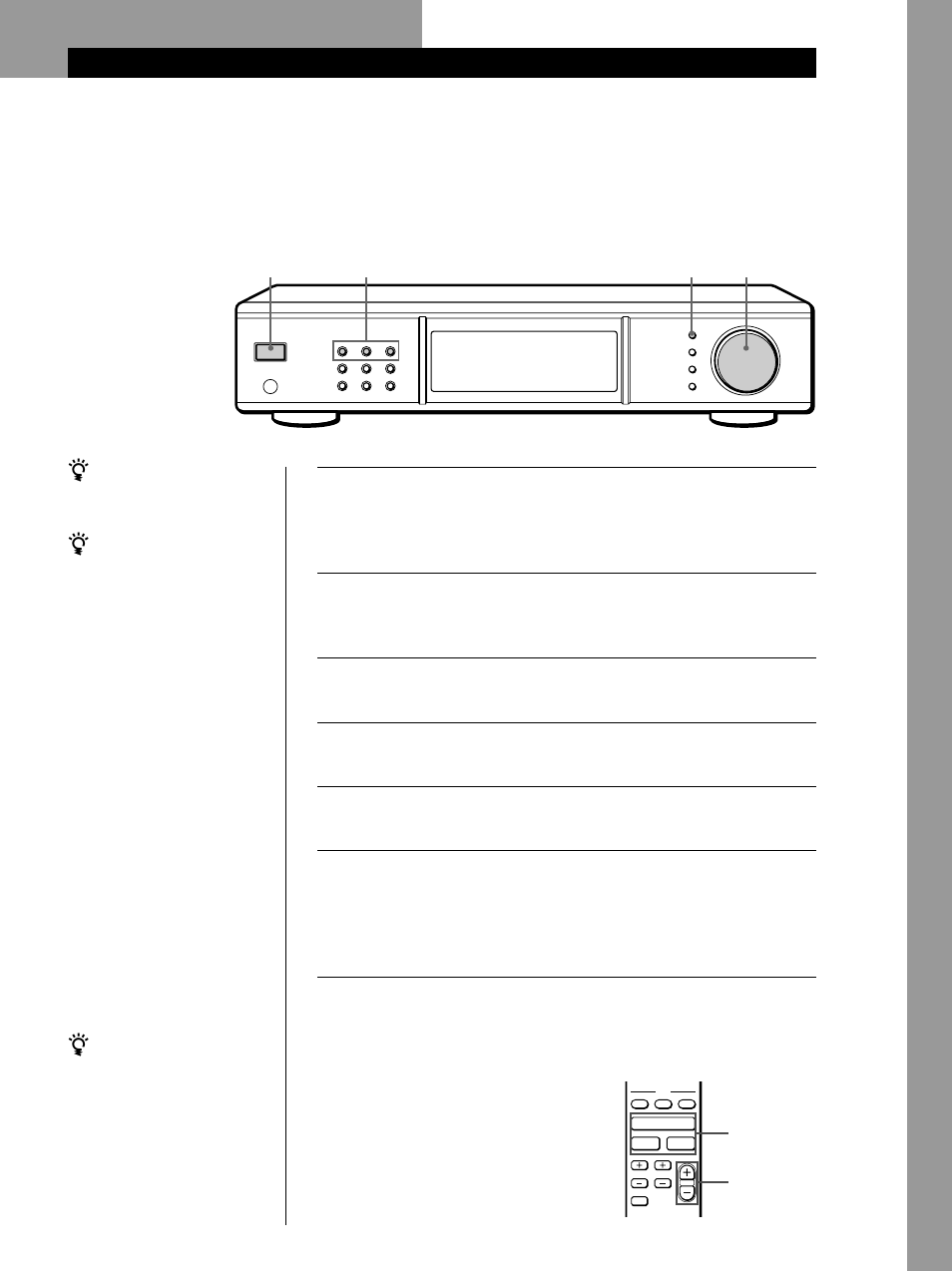 Einstellen gespeicherter radiosender | Sony ST-D777ES User Manual | Page 49 / 84