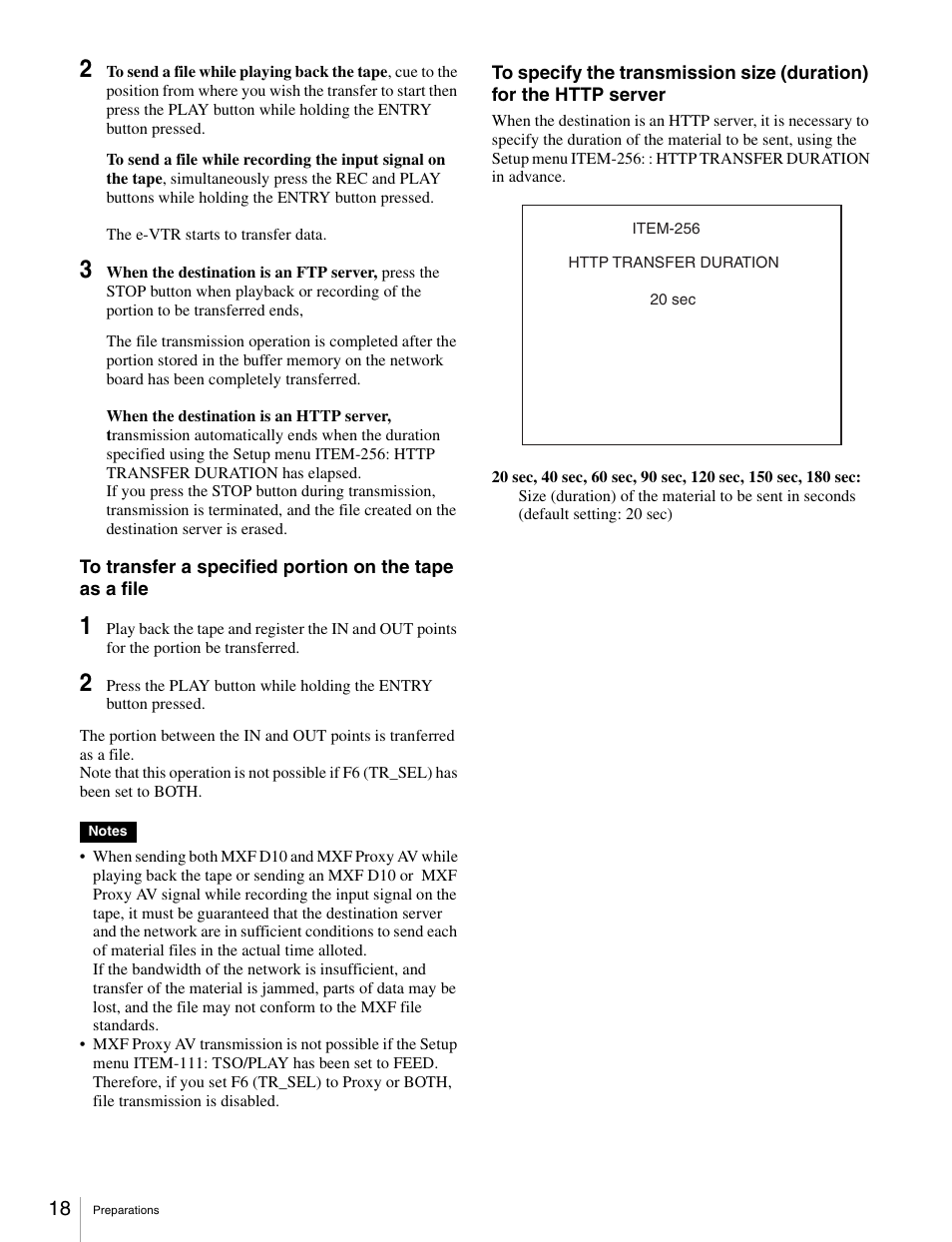 Sony BKMW-E3000 User Manual | Page 18 / 50