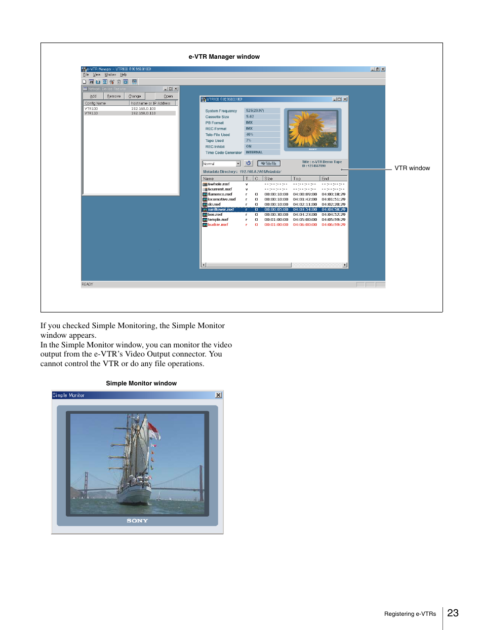 Sony BKMW-E3000 User Manual | Page 23 / 50