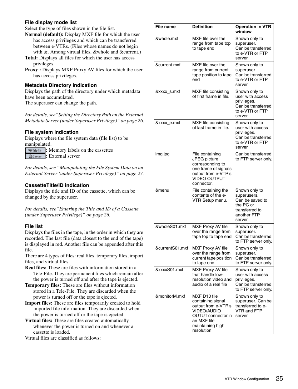 Sony BKMW-E3000 User Manual | Page 25 / 50