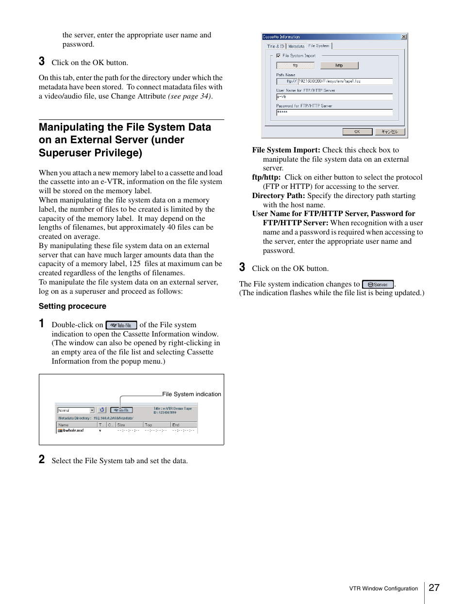 Superuser privilege) | Sony BKMW-E3000 User Manual | Page 27 / 50