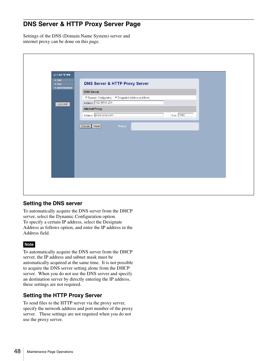 Sony BKMW-E3000 User Manual | Page 48 / 50