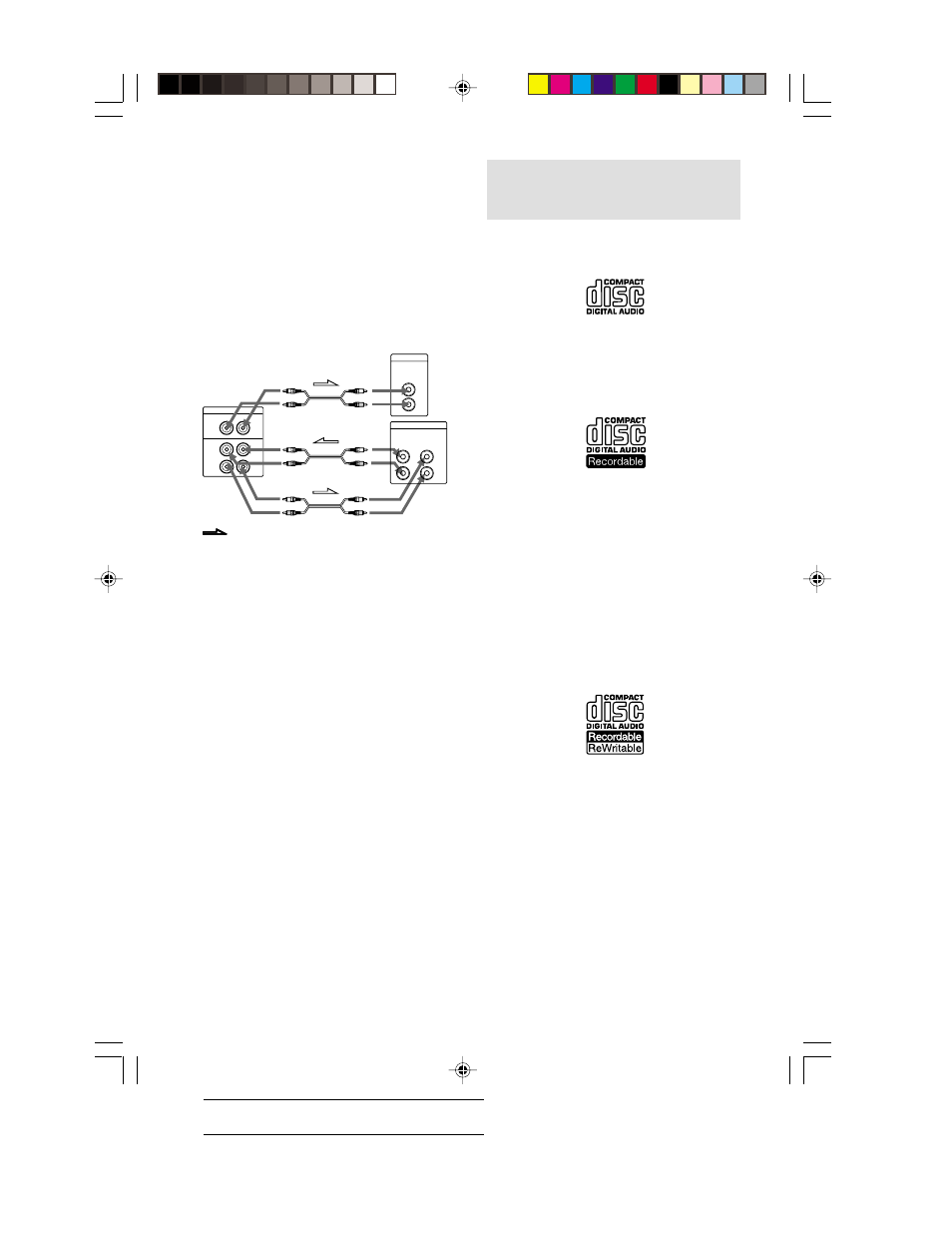 This recorder can use the following discs | Sony XAVW1 User Manual | Page 6 / 28