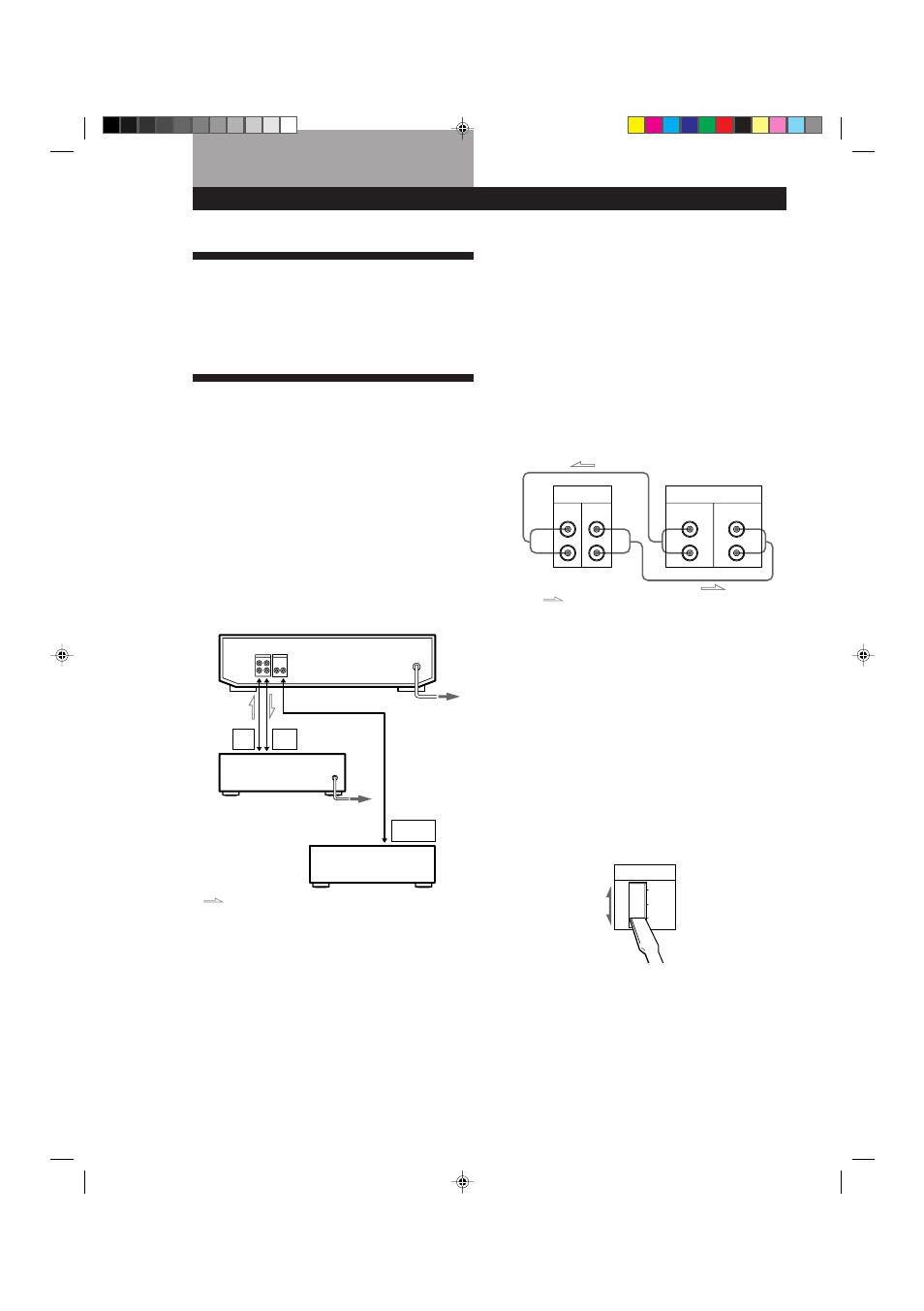 Déballage, Raccordement de la platine, Branchement du cordon d’alimentation secteur | Que faire ensuite, Raccordements, Préparatifs | Sony TC-WE525 User Manual | Page 20 / 68