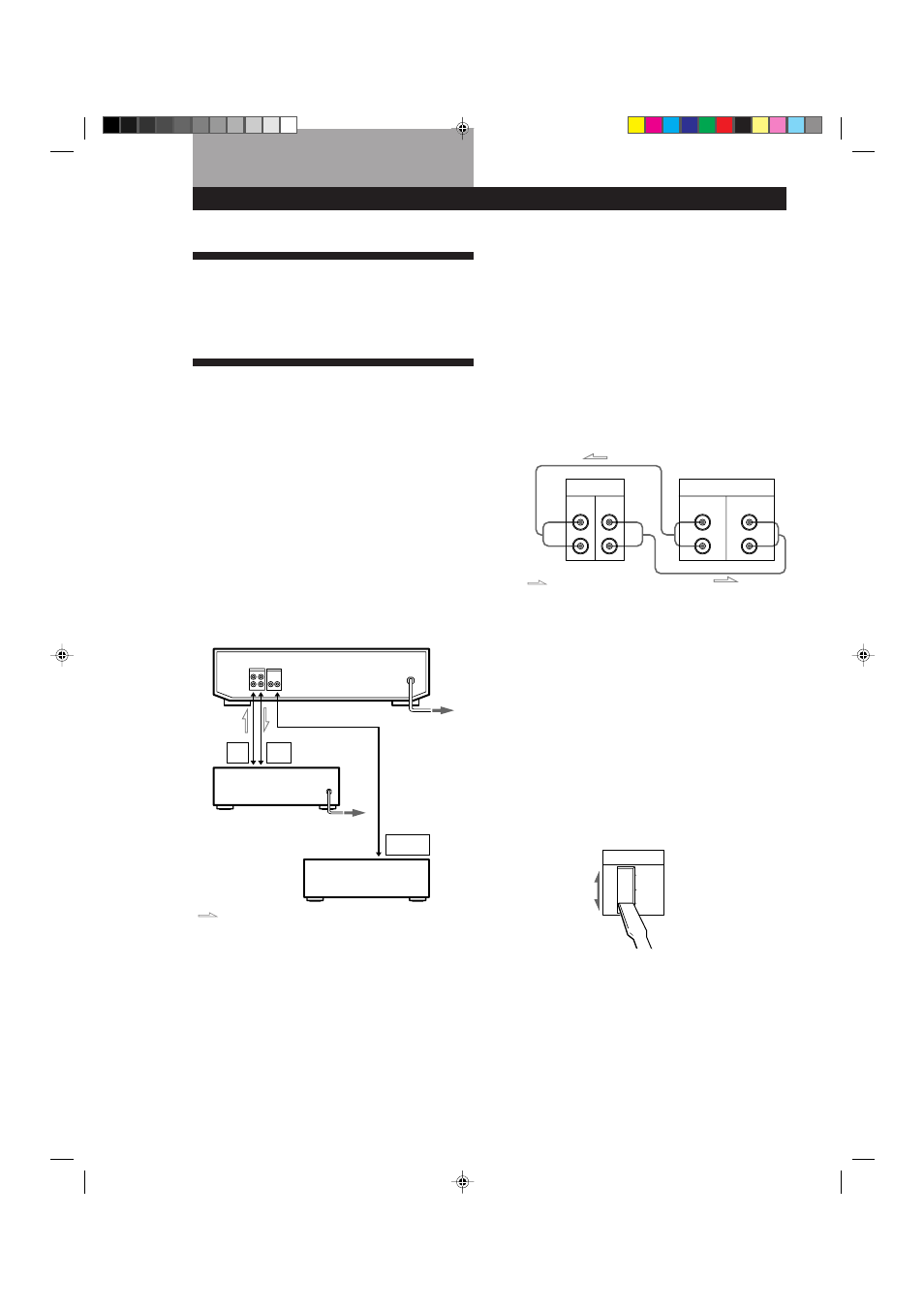 Desembalaje, Conexión a un sistema, Conexiones | Conexión del cable de alimentación, Qué hacer a continuación, Preparativos | Sony TC-WE525 User Manual | Page 36 / 68