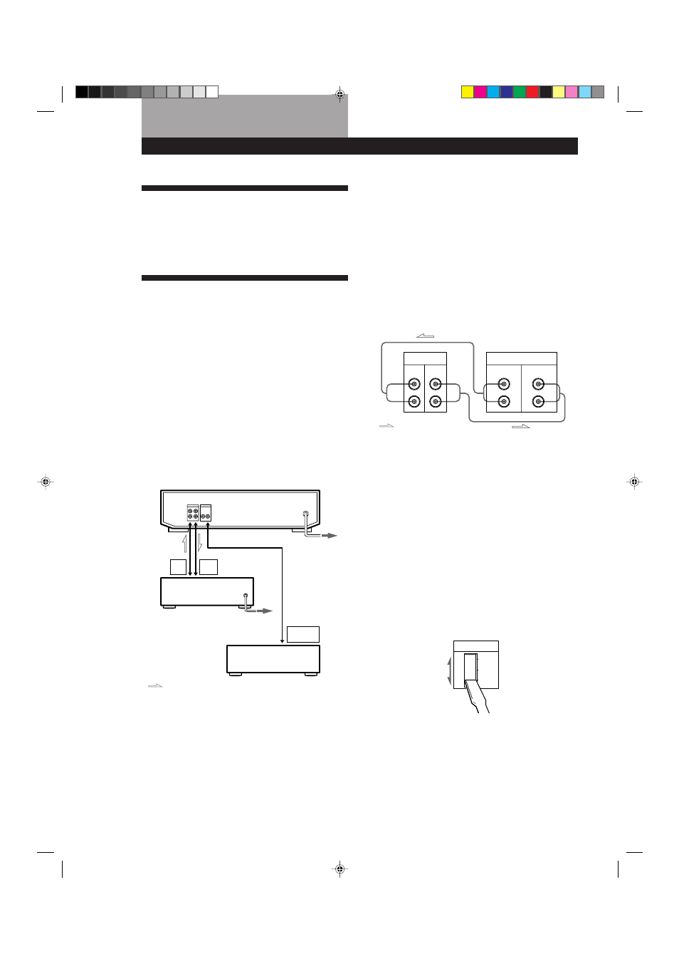 Desempacotamento, Ligação do sistema, Ligações | Ligação do cabo de alimentação ca, Qual é o próximo passo, Preparativos | Sony TC-WE525 User Manual | Page 52 / 68