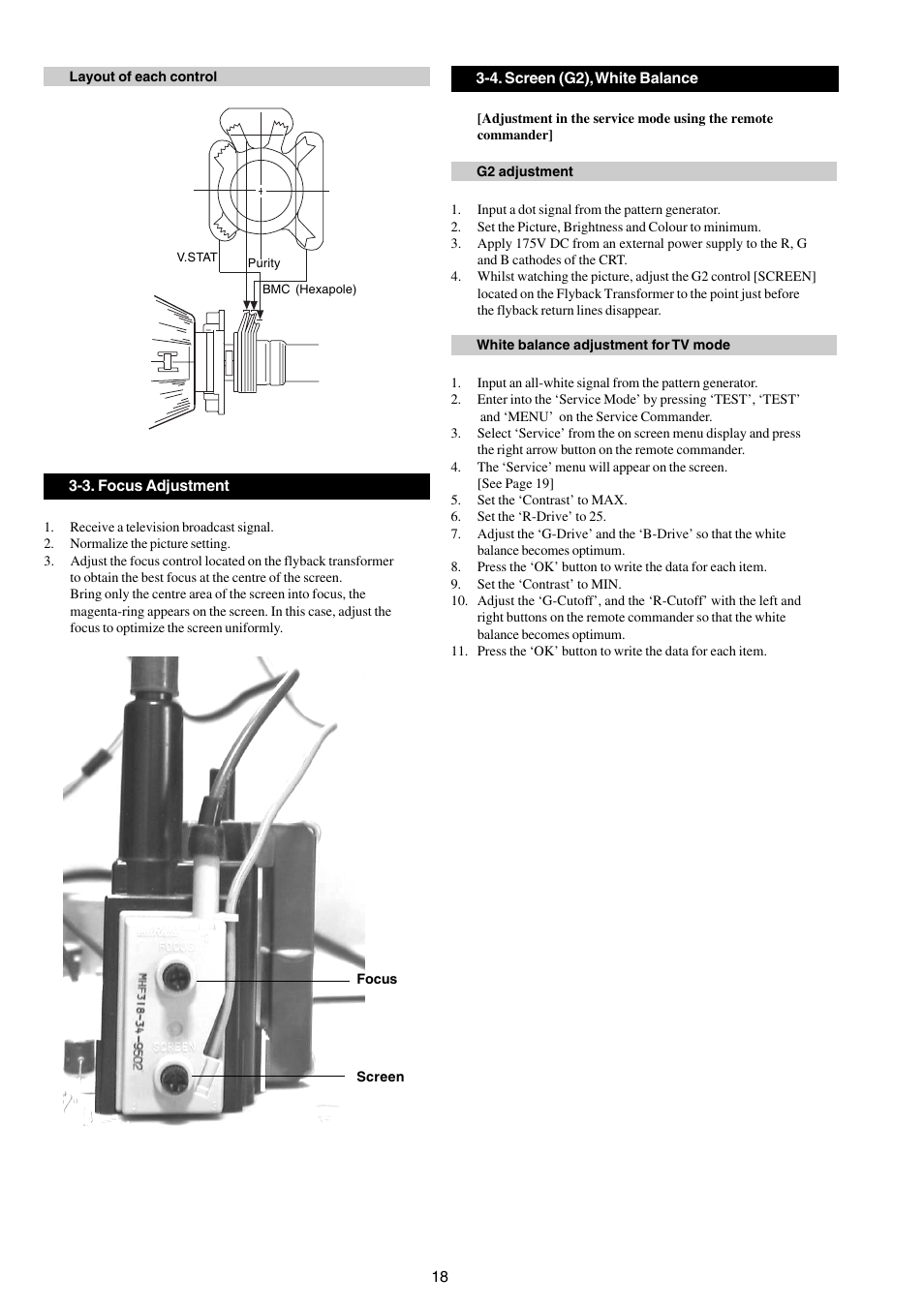 Sony FD TRINITRON KV-21FX30E User Manual | Page 18 / 45