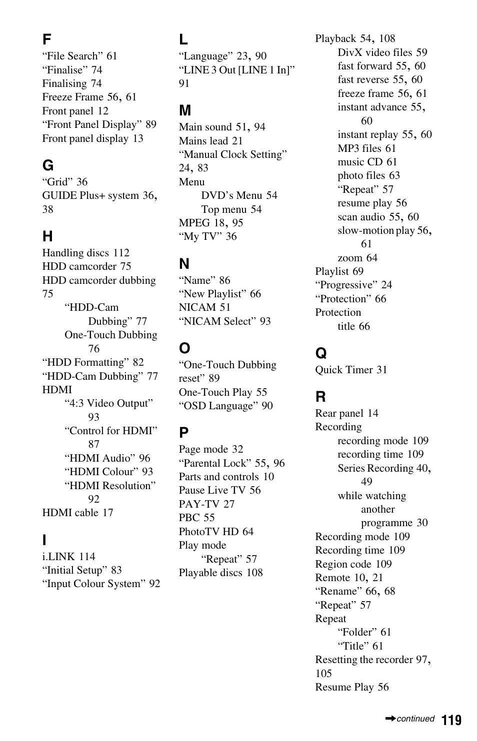 Sony 4-131-978-11(1) User Manual | Page 119 / 120