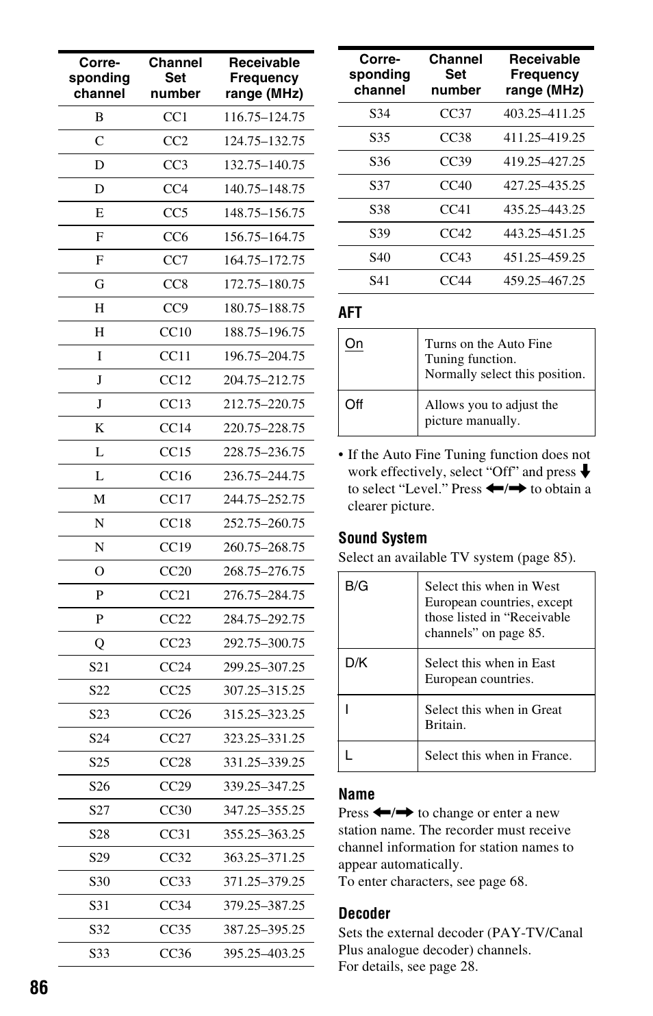 Sony 4-131-978-11(1) User Manual | Page 86 / 120