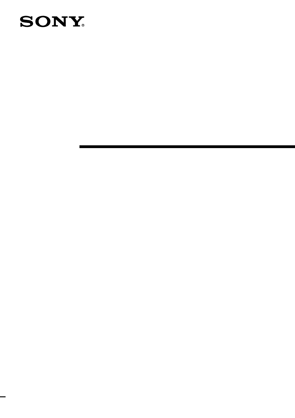 Sony ZX50MD User Manual | 4 pages