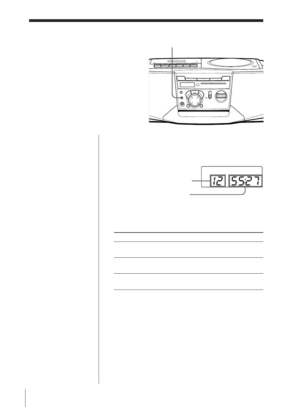 Using the display | Sony CFD-V37L User Manual | Page 12 / 56