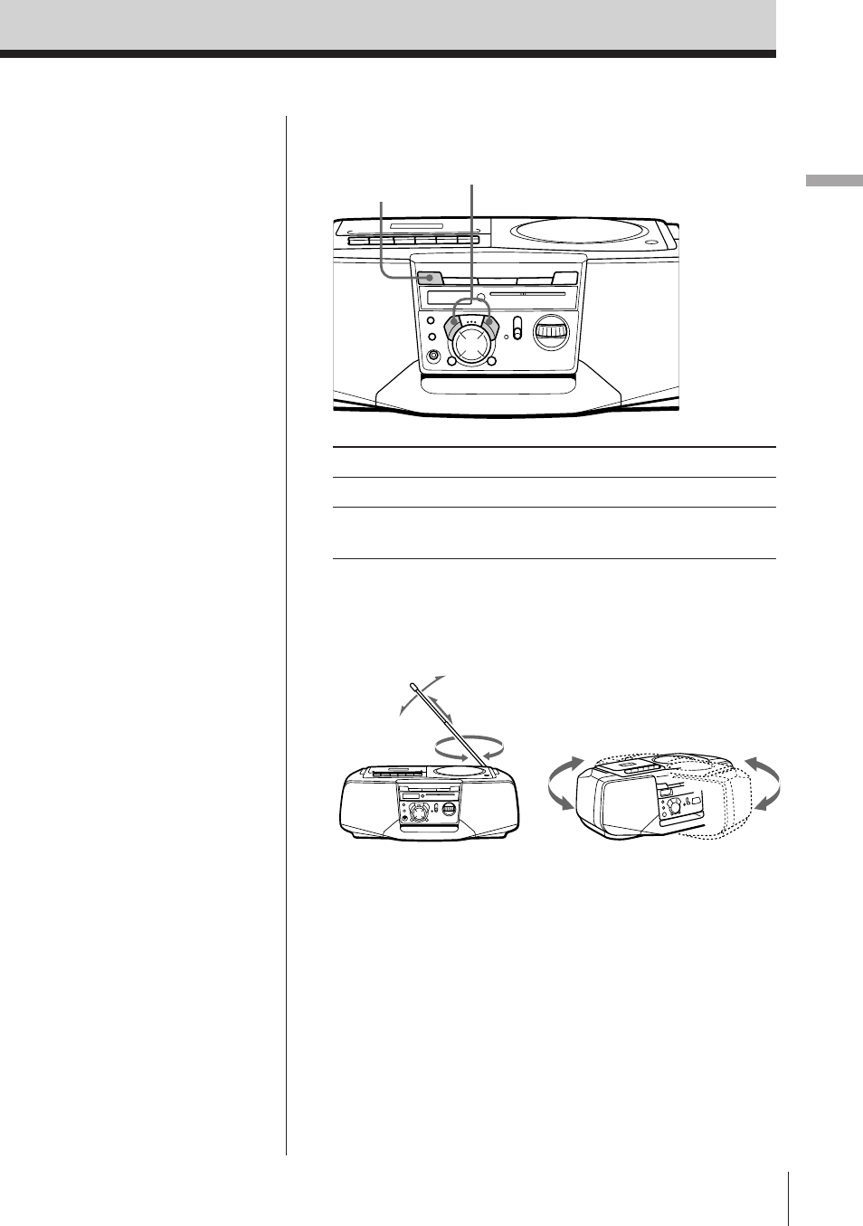 Basic operations 7 | Sony CFD-V37L User Manual | Page 7 / 56