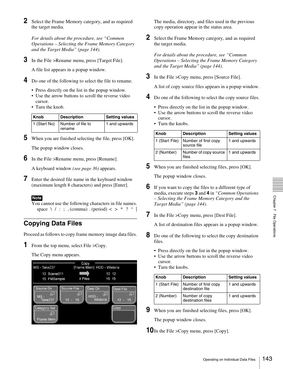 Copying data files | Sony MKS-2010 User Manual | Page 143 / 200