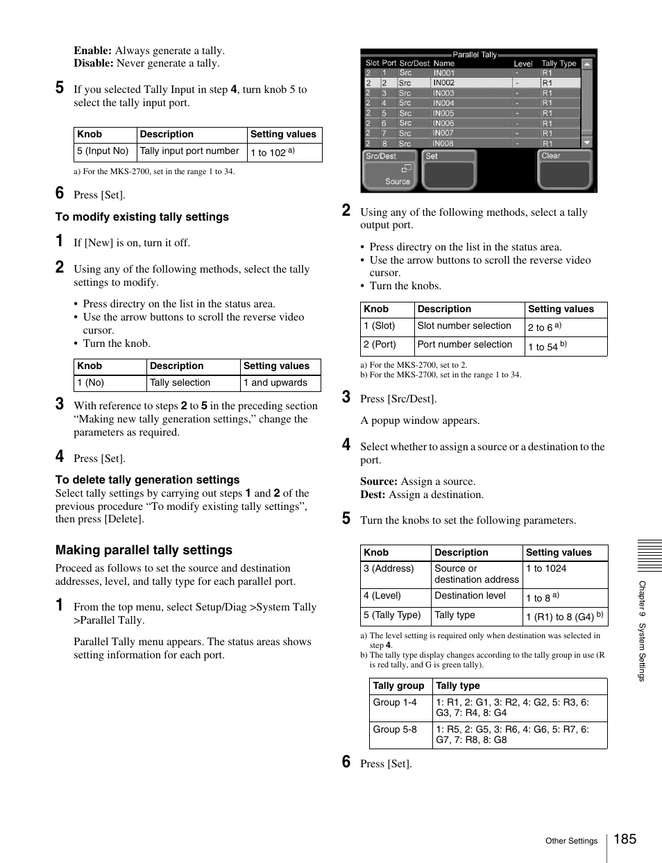 Sony MKS-2010 User Manual | Page 185 / 200