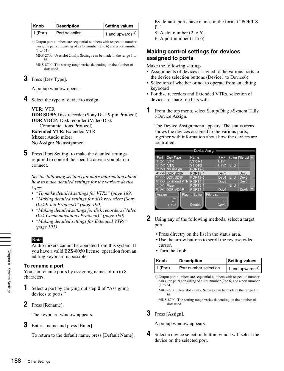 Sony MKS-2010 User Manual | Page 188 / 200