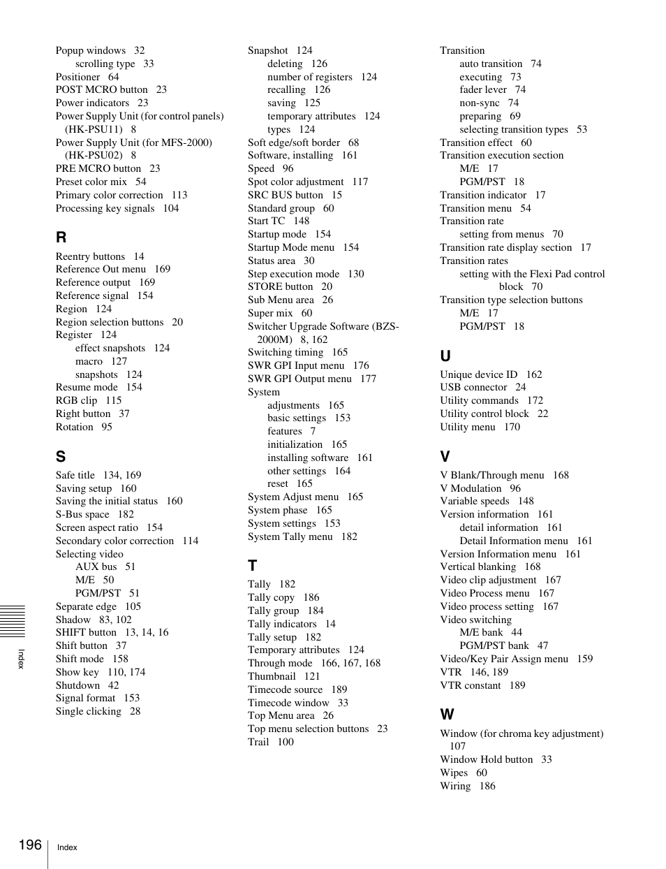 Sony MKS-2010 User Manual | Page 196 / 200
